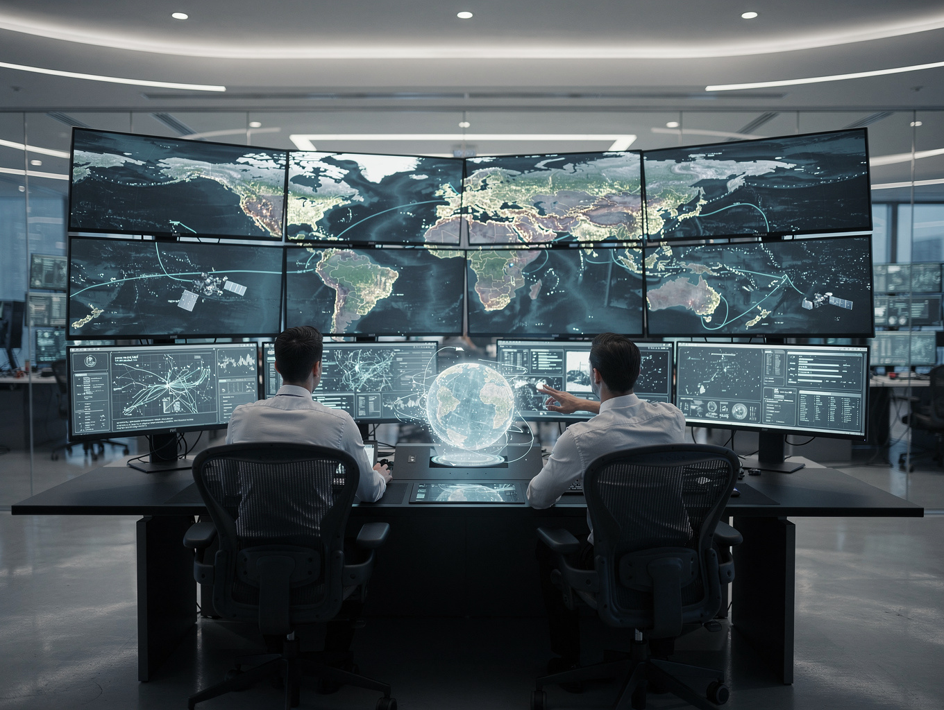 Integrated defence systems and network architecture